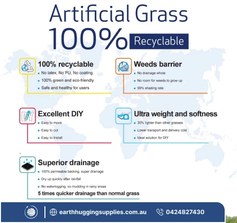 recyclable artificial grass